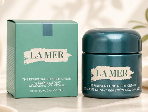 La Mer The Rejuvenating Night Cream 60ml / 2 oz | Luxury Overnight Anti-Aging Face Moisturizer