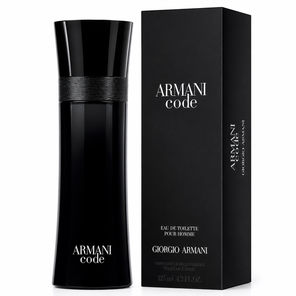 Giorgio Armani Code Eau de Toilette for Men 125ml (4.2 fl oz) – Long Lasting Woody Aromatic Cologne