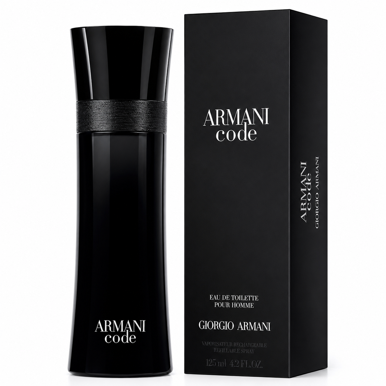 Giorgio Armani Code Eau de Toilette for Men 125ml (4.2 fl oz) – Long Lasting Woody Aromatic Cologne