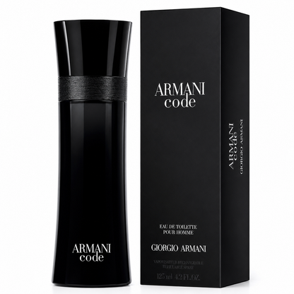 Giorgio Armani Code Eau de Toilette for Men 125ml (4.2 fl oz) – Long Lasting Woody Aromatic Cologne