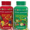 Balance of Nature Fruits & Veggies Dietary Supplement Capsules | 90 Fruits + 90 Veggies Capsules | Whole Food Ingredients