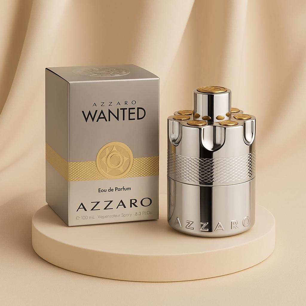 Azzaro Wanted Eau de Parfum Spray for Men 100ml / 3.3 fl oz | Long-Lasting Woody Spicy Cologne | New in Box