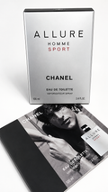 CHANEL Allure Homme Sport Eau de Toilette Spray for Men 100ml (3.4 fl oz) – Fresh Woody Citrus Fragrance