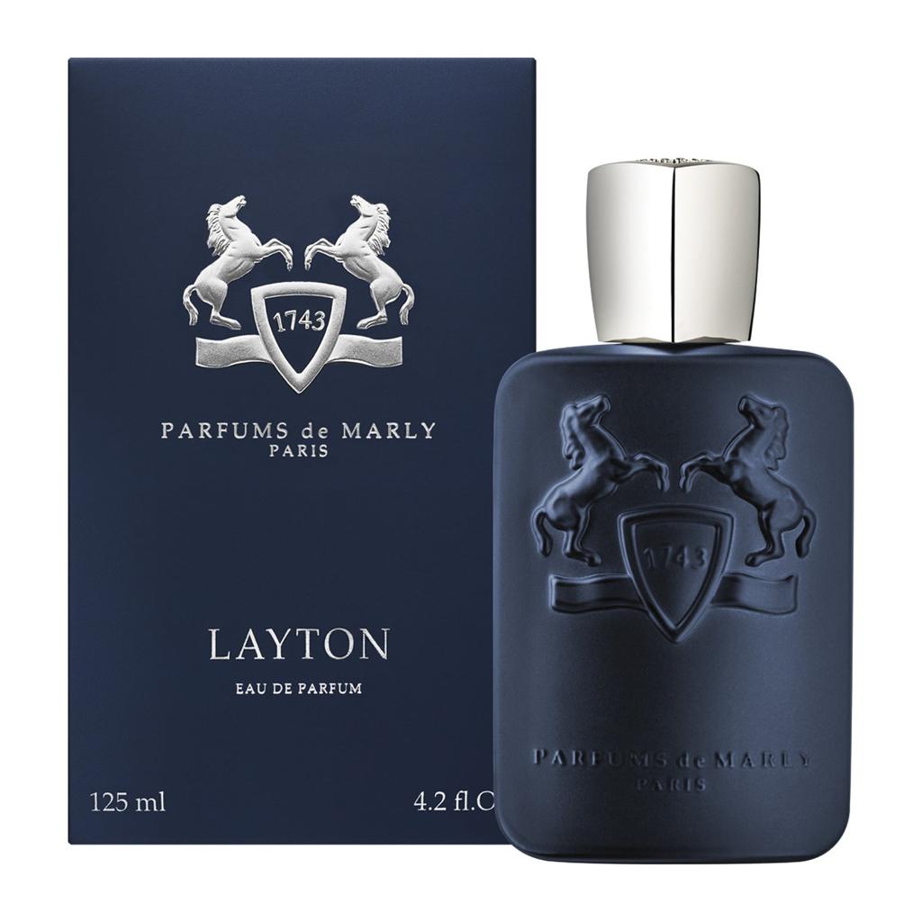Parfums de Marly Layton Eau de Parfum Spray for Men 4.2 oz / 125 ml – Luxury Woody Floral Fragrance